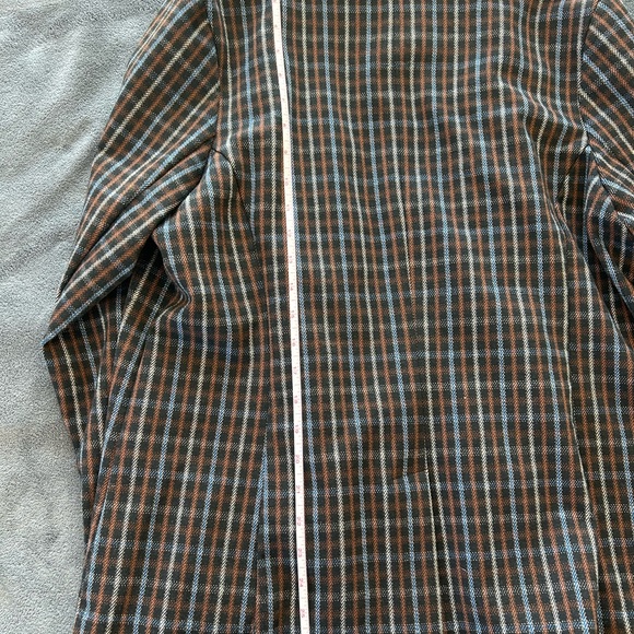 Plaid Women's Jacket with Removable Hoodie - Picture 12 of 14